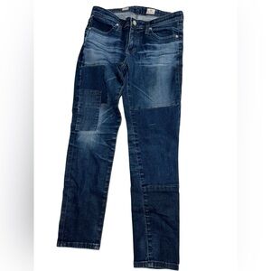 AG Adriano Goldschmied Indigo Straight Jeans
